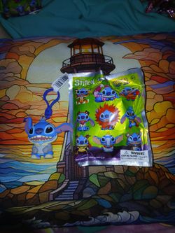 Disney Stitch In Costume As A Rabbit Collectable New Keyring 