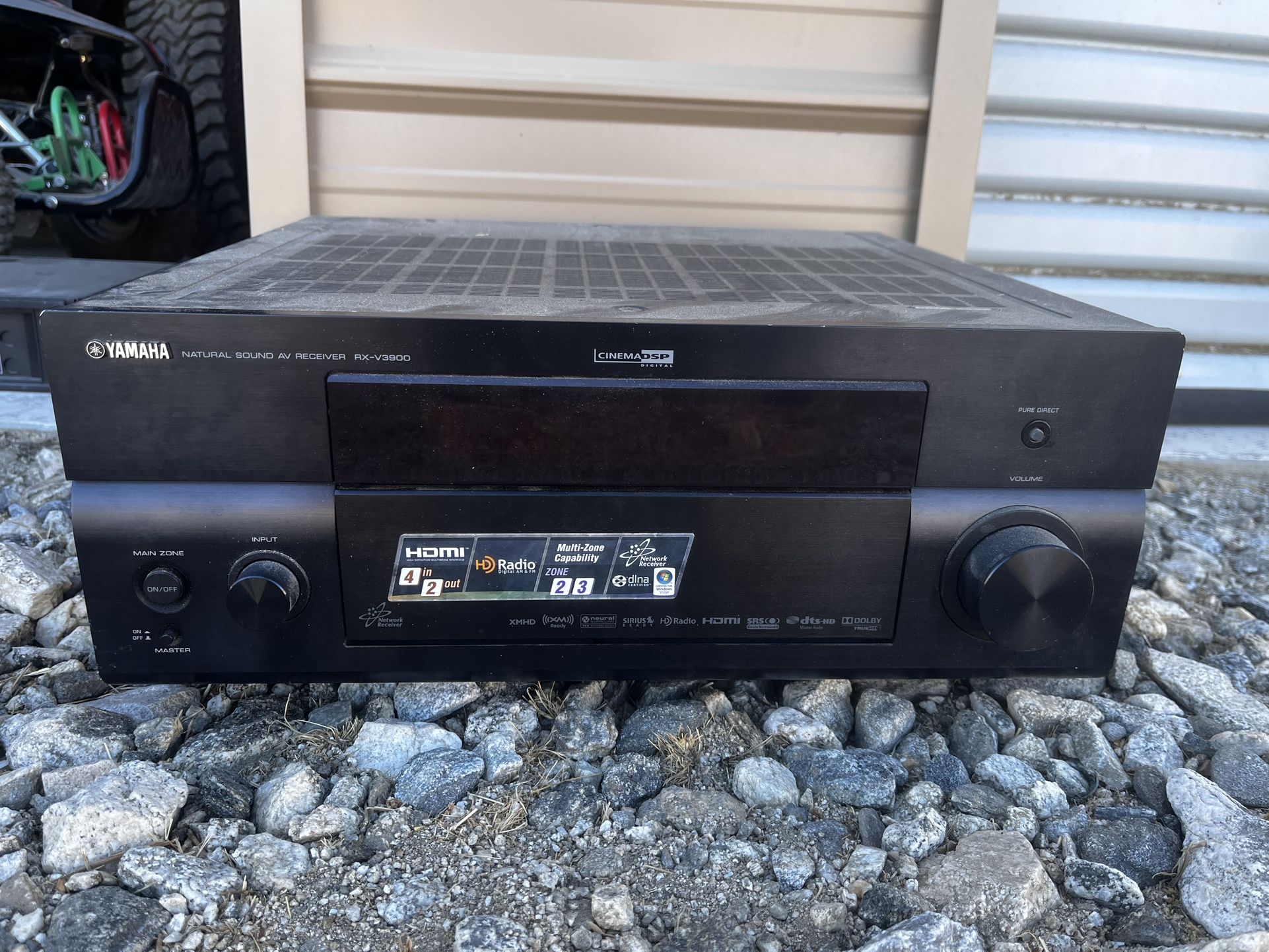 Yamaha NATURAL SOUND AV RECEIVER Rx-V3900
