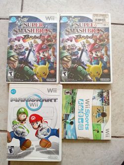 Nintendo wii games $25 each firm price