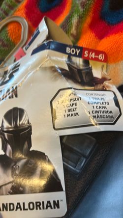 The Mandalorian Boys Halloween Costume Size S (4-6)
