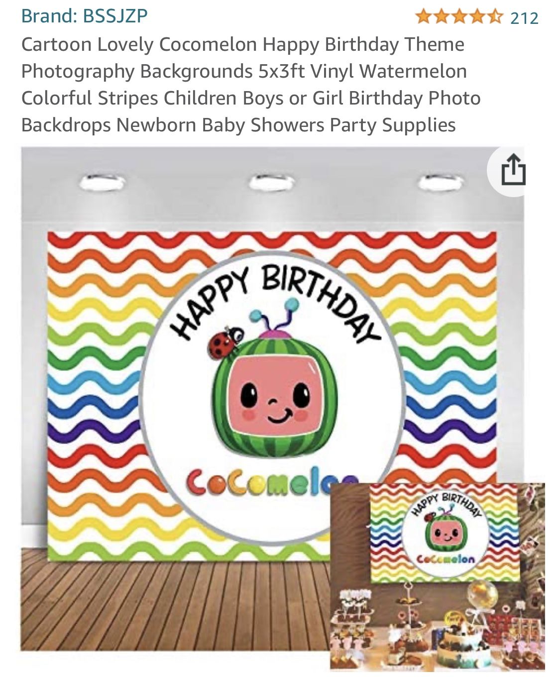 Cocomelon Birthday Party Decor