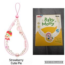 🍓 Strawberry 🍓 Cutie Pie BABY MOLLY Phone Charm