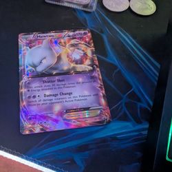 Mewtwo EX XY107 Promo Pokemon LIGHT PLAY