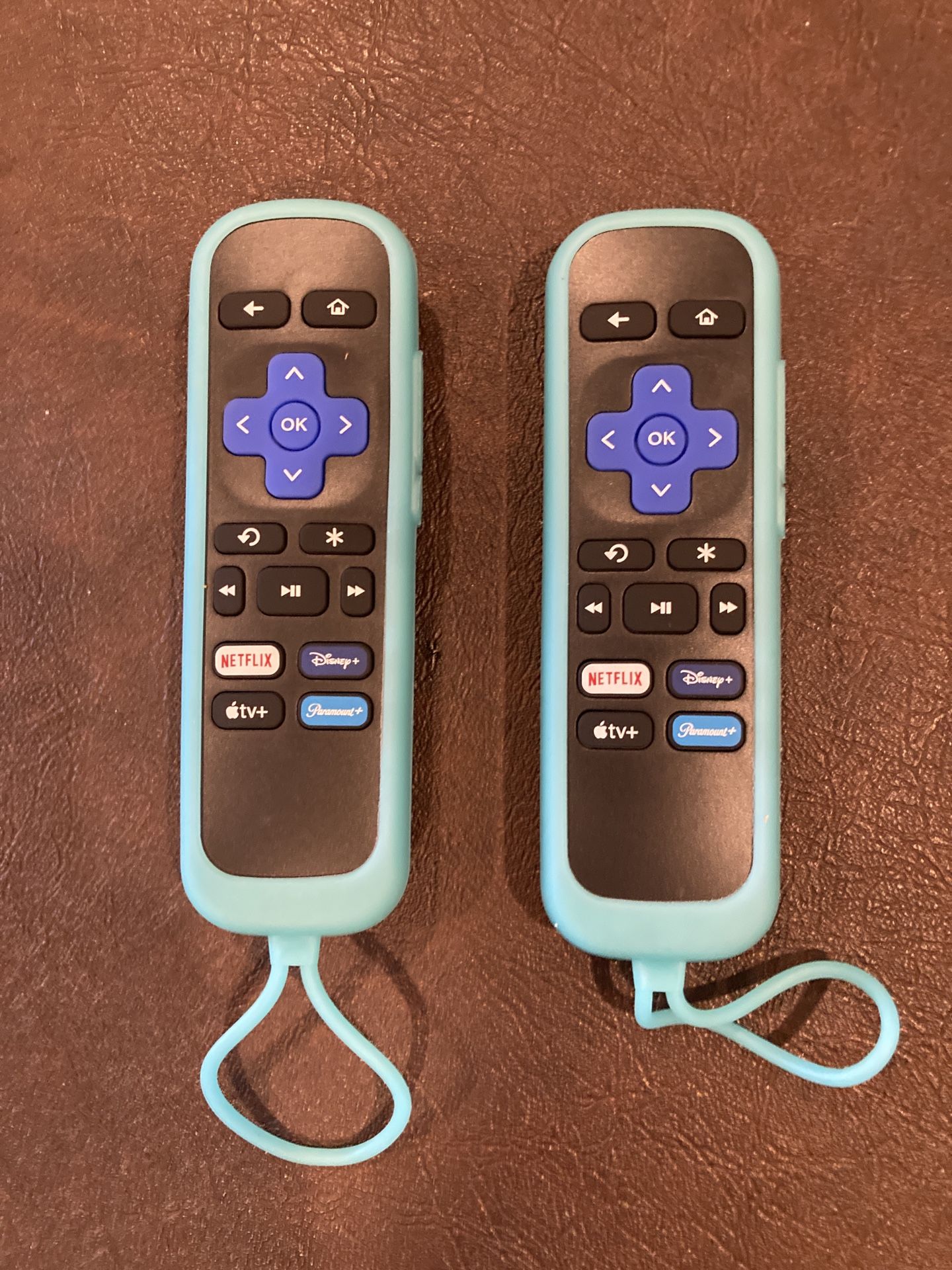 2 Pack -Universal Remote Controls And Covers For Roku Streaming Sticks