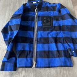 Burberry Zip Up Shirt Jacket 