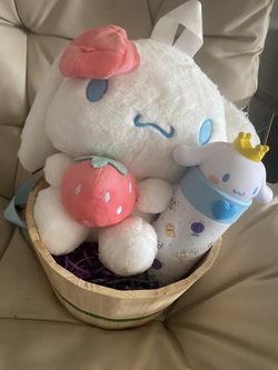 🌺🌸🌺BONITA CANASTA PARA EASTER! CON BACKPACK DE CINNAMOROLL! Y VASO TERMO