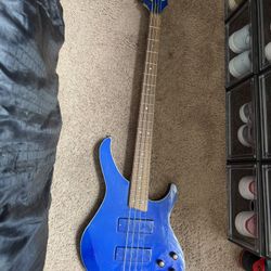 Blue Bass Excellent To Learn, Start Or Practice 