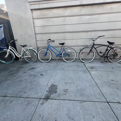 Set Of 3 Schwinn Bikes