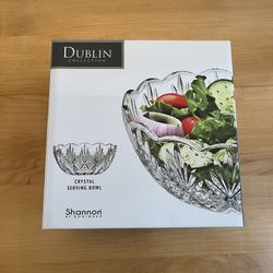 New Crystal Serving Bowl