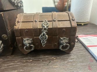 Small Decorative Wooden Treasure Chest