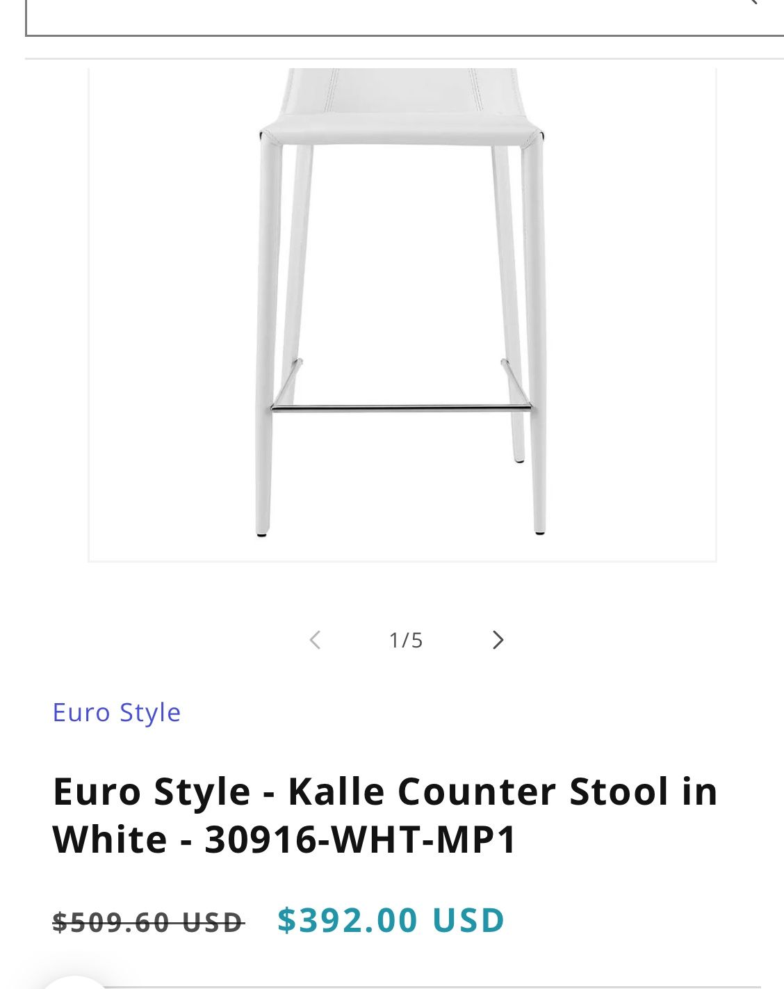 Barstool counter height
