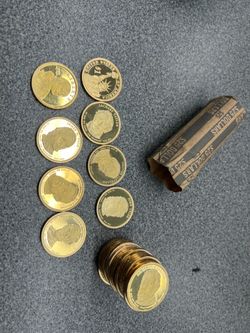 US Mint Collectible Gold Dollar Coins & Proof Coins