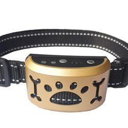 Rechargeable Anti Barking Training Collar with 7 Adjustable Sensitivity and Intensity Beep Vibration for All Dogs