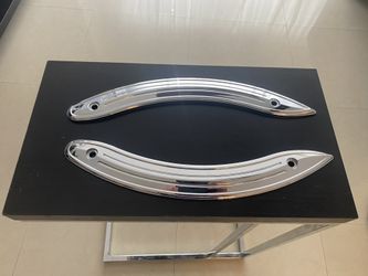 Arlen Ness Chrome Back Fender Strut Covers. 