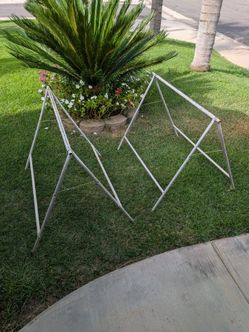 2  Metal Sawhorse