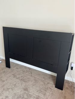 Free ikea Brimnes headboard w storage Queen