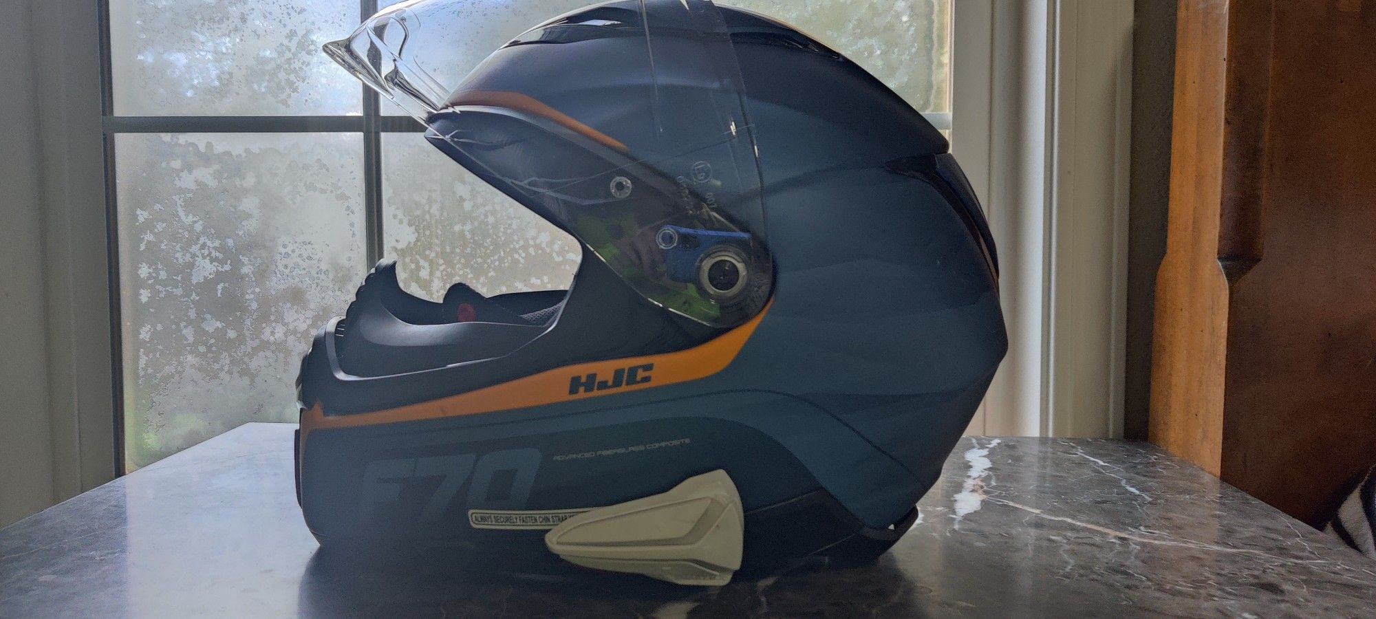 Motorcycle Full Face Helmet HJC F70 + HJC SMART 20B