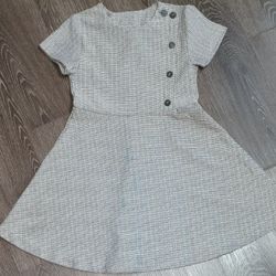 Zara Kids Checkered Girls Dress