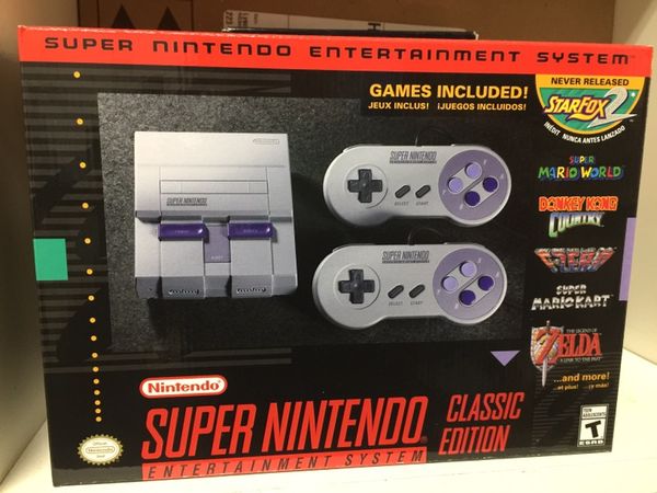 Snes Mini Super Nintendo Entertainment System Classic Edition For Sale In Atherton Ca Offerup