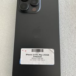 iPhone 15 Pro Max 256GB Unlocked