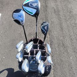 Golf Clubs! Men's Complete Set! TaylorMade Callaway MacGregor!