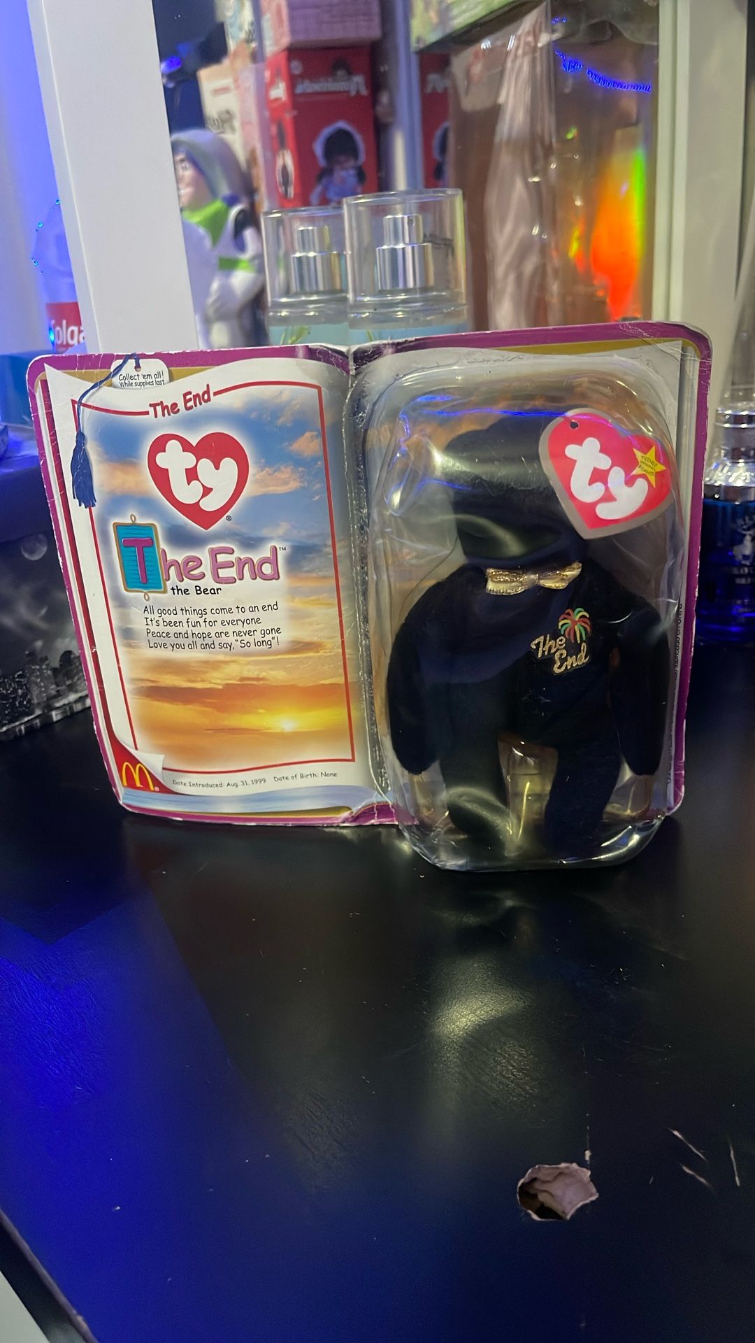 "the end the bear" beanie baby