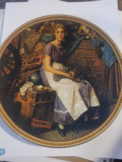 Limited edition Norman Rockwell dreaming in the attic