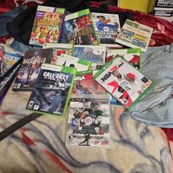 Assorted  Video Games Ps3 And Xbox Games And Wii Games