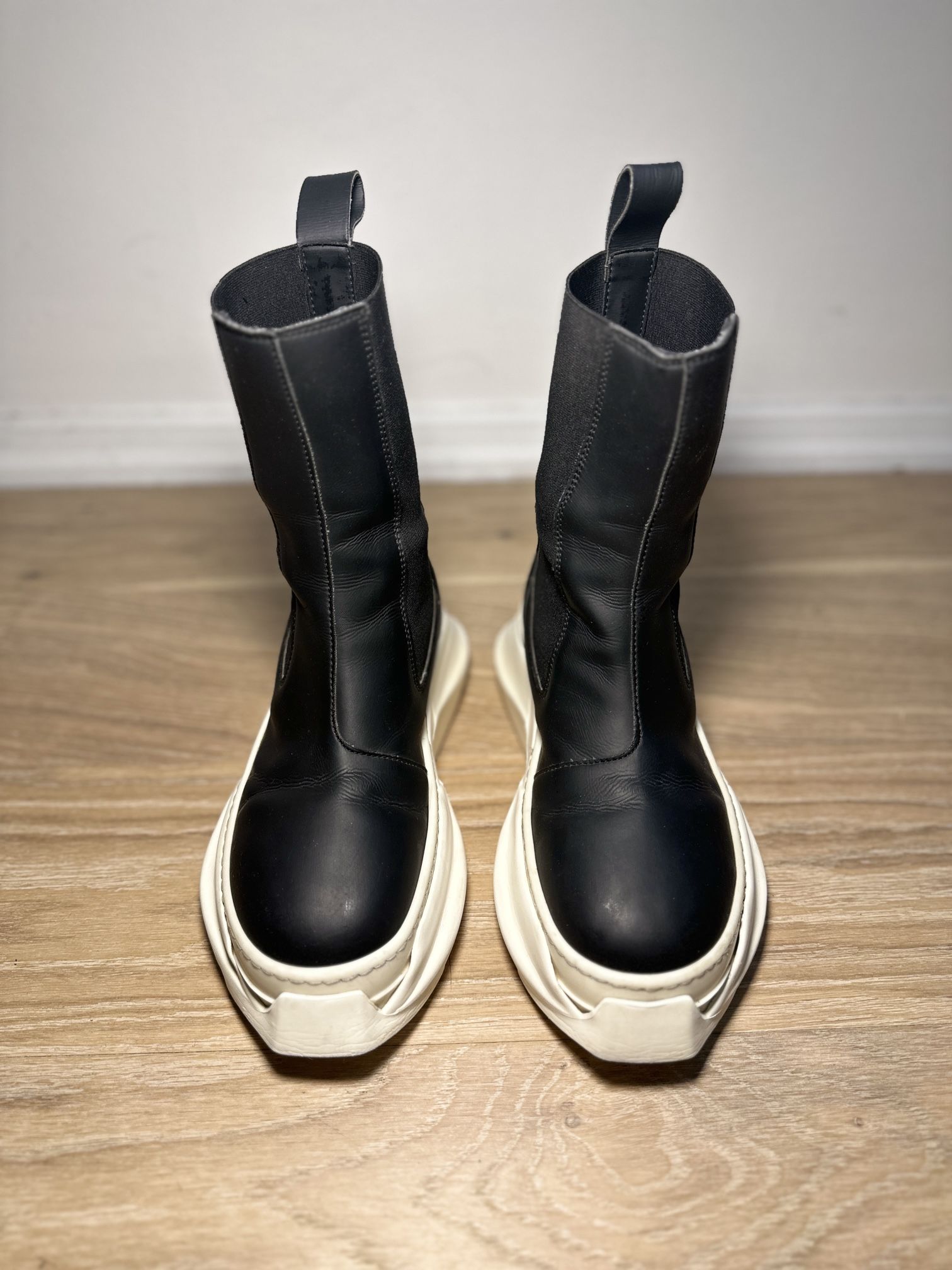 Rick Owen's DRKSHDW Beatle Abstract Boots - Size 8 Women’s - Black