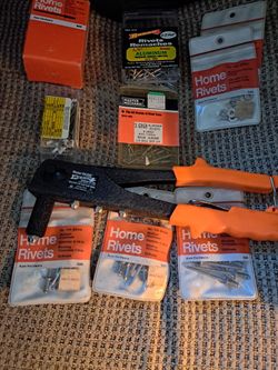 Arrow Rivet Gun/ Rivets And Washers