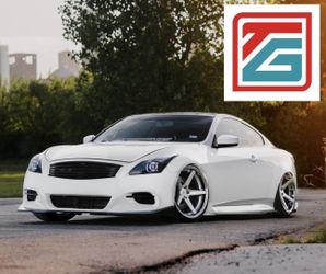 ⚪💎 19”X9.5  Ferrada FR3 Silver Concave Wheels for Infiniti G37 Sedan 🚘 💎⚪