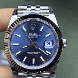 Luxury Men’s Rolex Datejust 41mm Stainless Steel Watch 