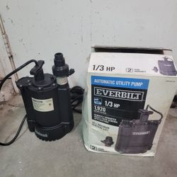Everbilt Automatic Utility Pump 1/3 HP 