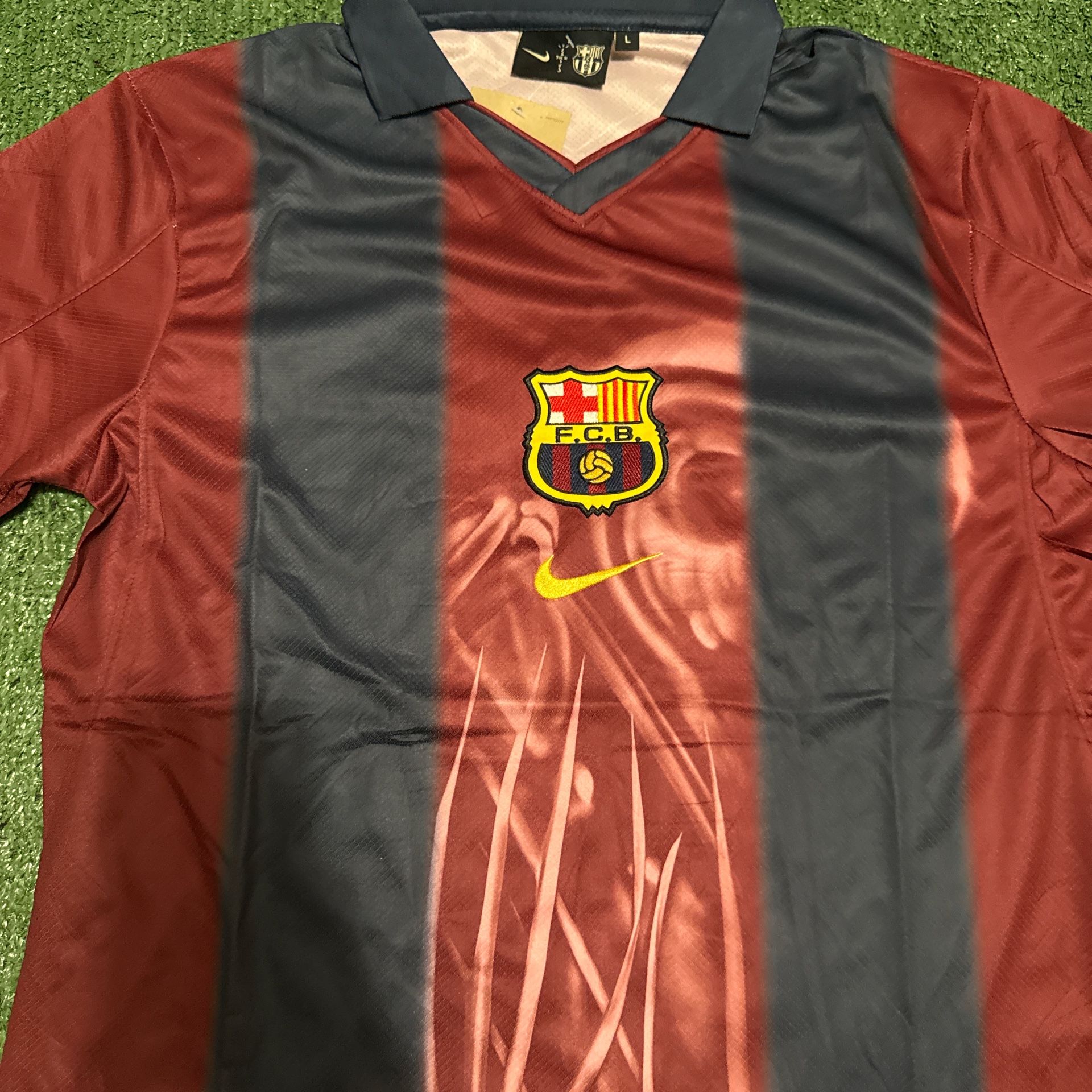 Vintage Travis Scott x FC Barcelona Retro Cactus Jack Baggy Home 