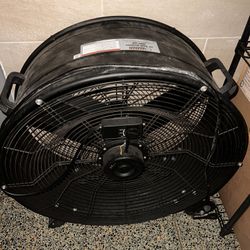 Fan,shop Grade, Central Machinery 24" High-Velocity Shop Fan - Great Condition!
