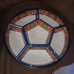 Beautiful Ceramic Turning Trays 6 Mint Condition 