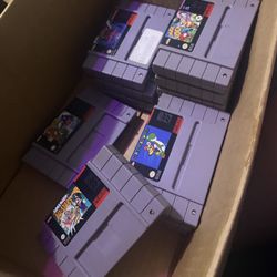 12 Super Nintendo  Games Great Conditions 