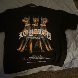 RGSTR 2xl black Los Angeles Doberman shirt