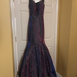 Women’s | Camille Dress | Purple/Multicolor | SIZE 8 