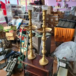 Antique Brass 3 Ft High Candelabra