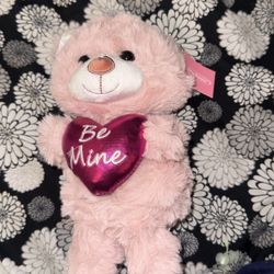 valentines bear stuffed animal