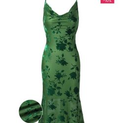 NEW Velvet Green Dress