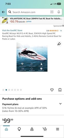 W12 Rc Boat Used (all Accessories Included)