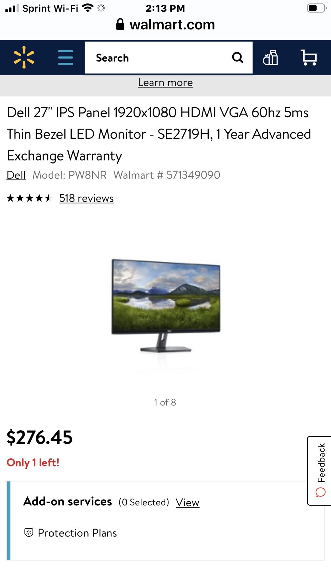 Dell SE2719H monitor