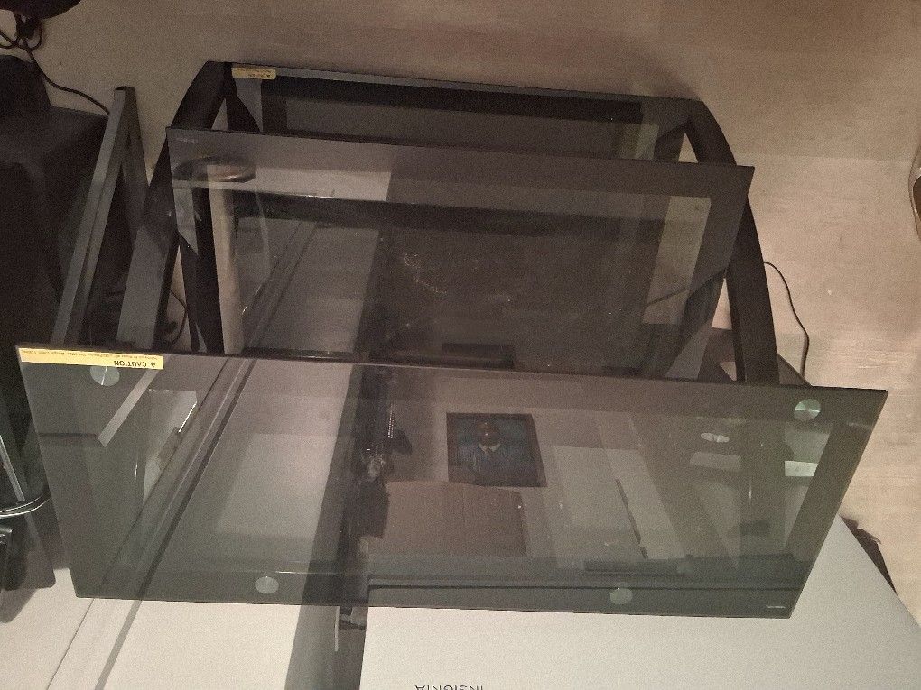 Black Glass Table