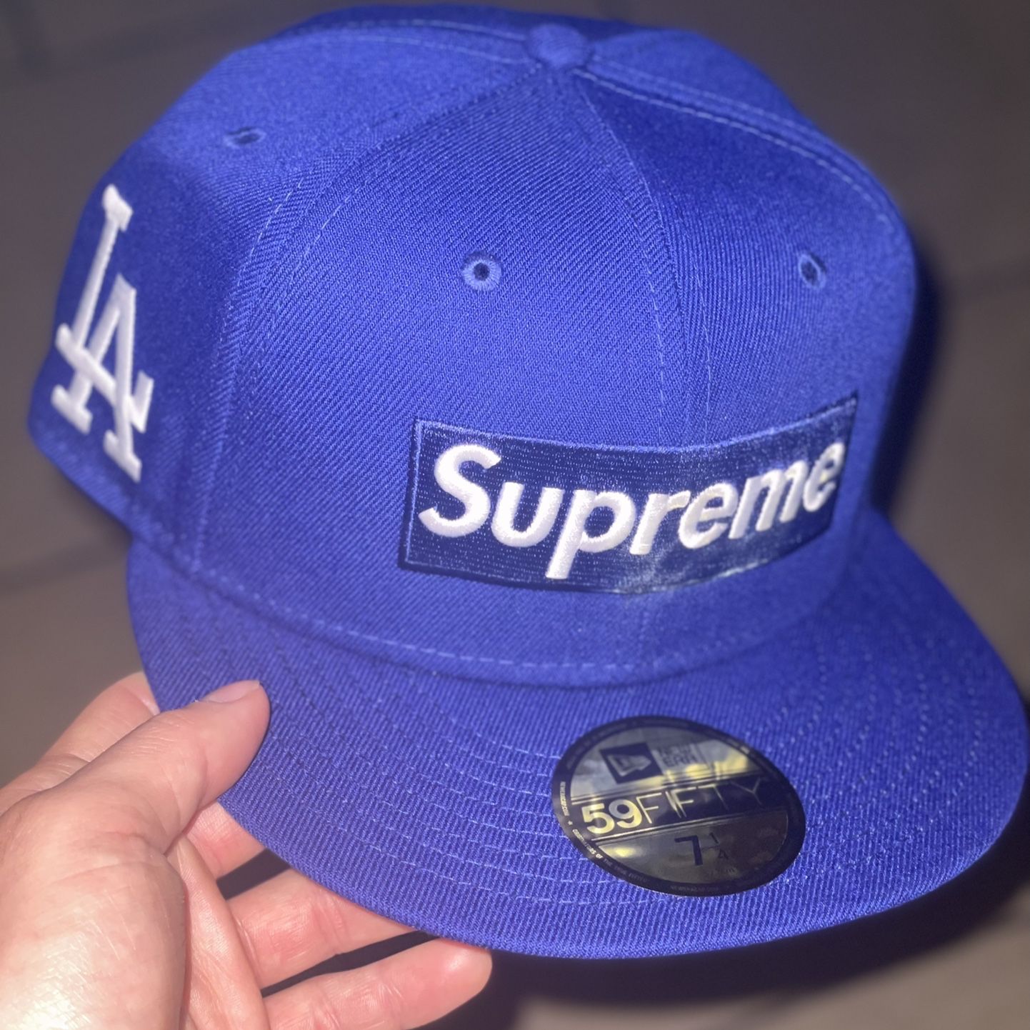 Supreme Box Logo Dodgers Hat sz. 7 1/4 for Sale in Long Beach, CA