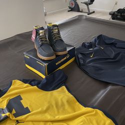 Michigan Boots & Shirt & Jacket 