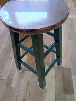 Brand new wooden stool
