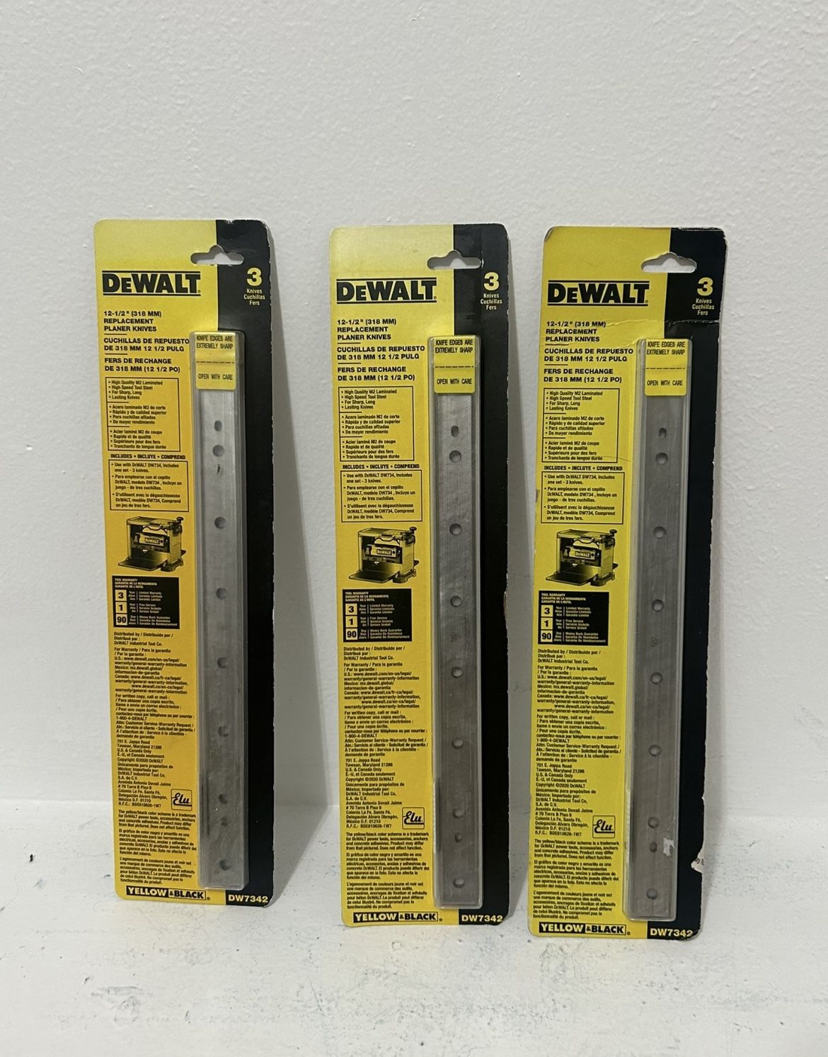 DEWALT Replacement Planer Blades