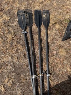 4 boat oars